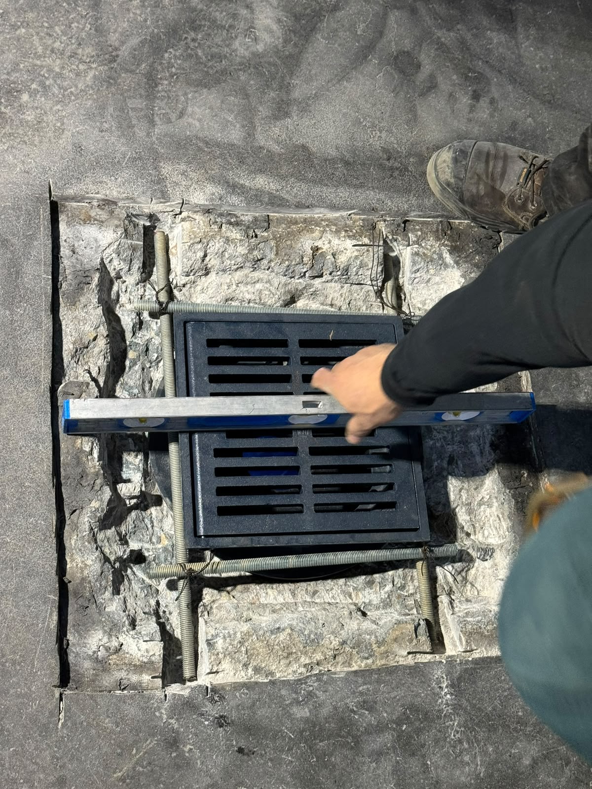 Drain cleanout installation for future maintenance
