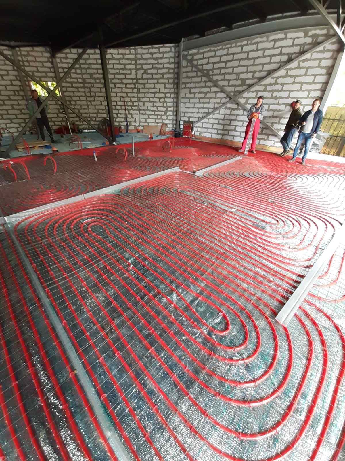 Radiant heating zone preparation
